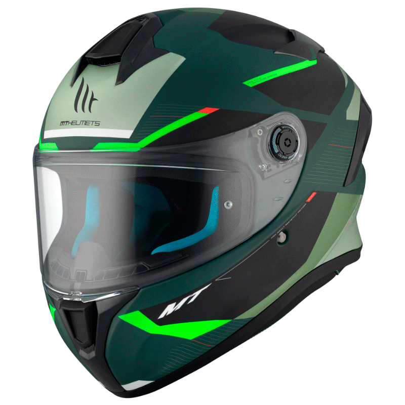 CASCO INTEGRAL MT TARGO S KAY C6 VERDE MATE