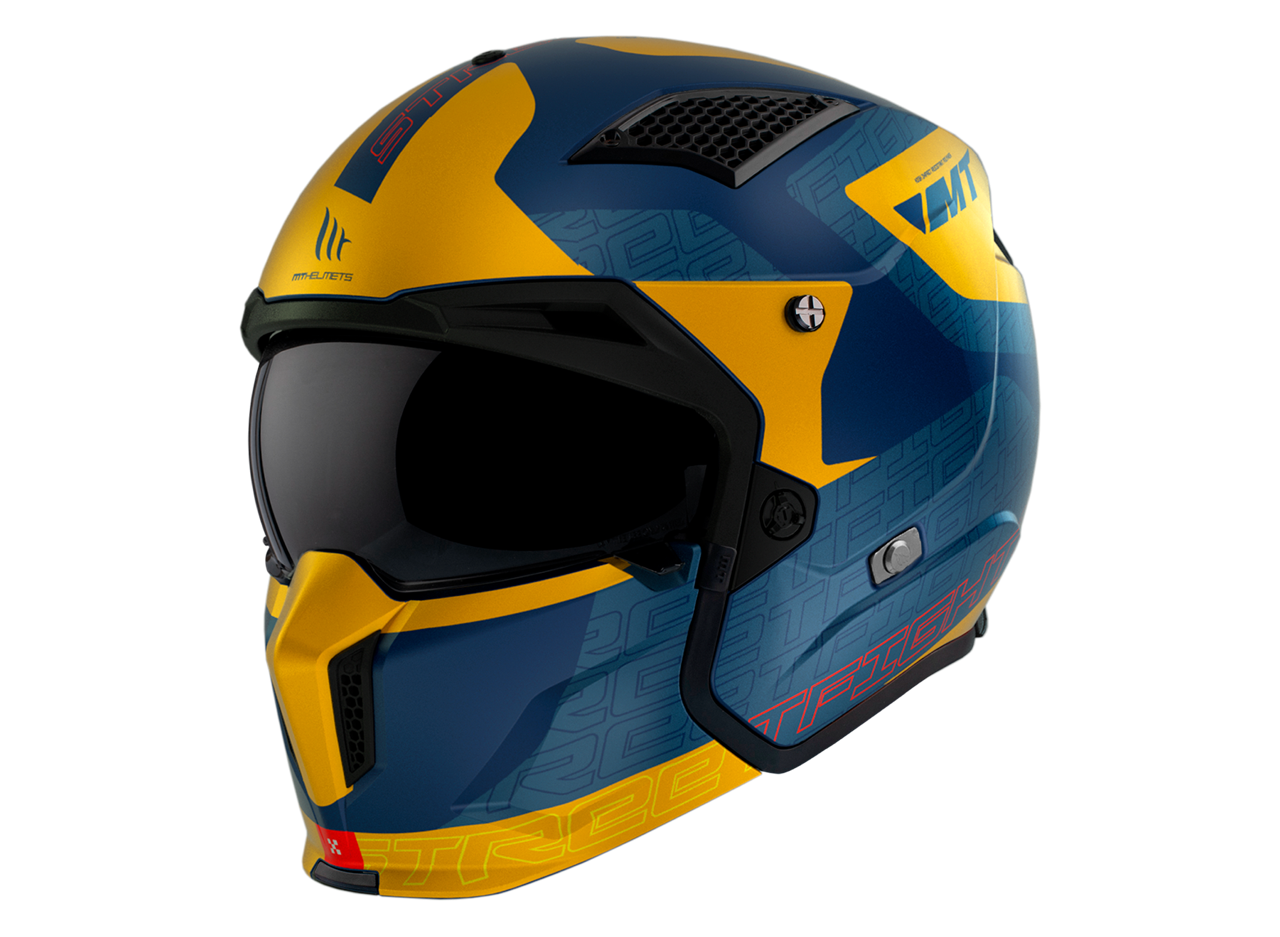 MT CASCO STREETFIGHTER TOTEM C3 AMARILLO