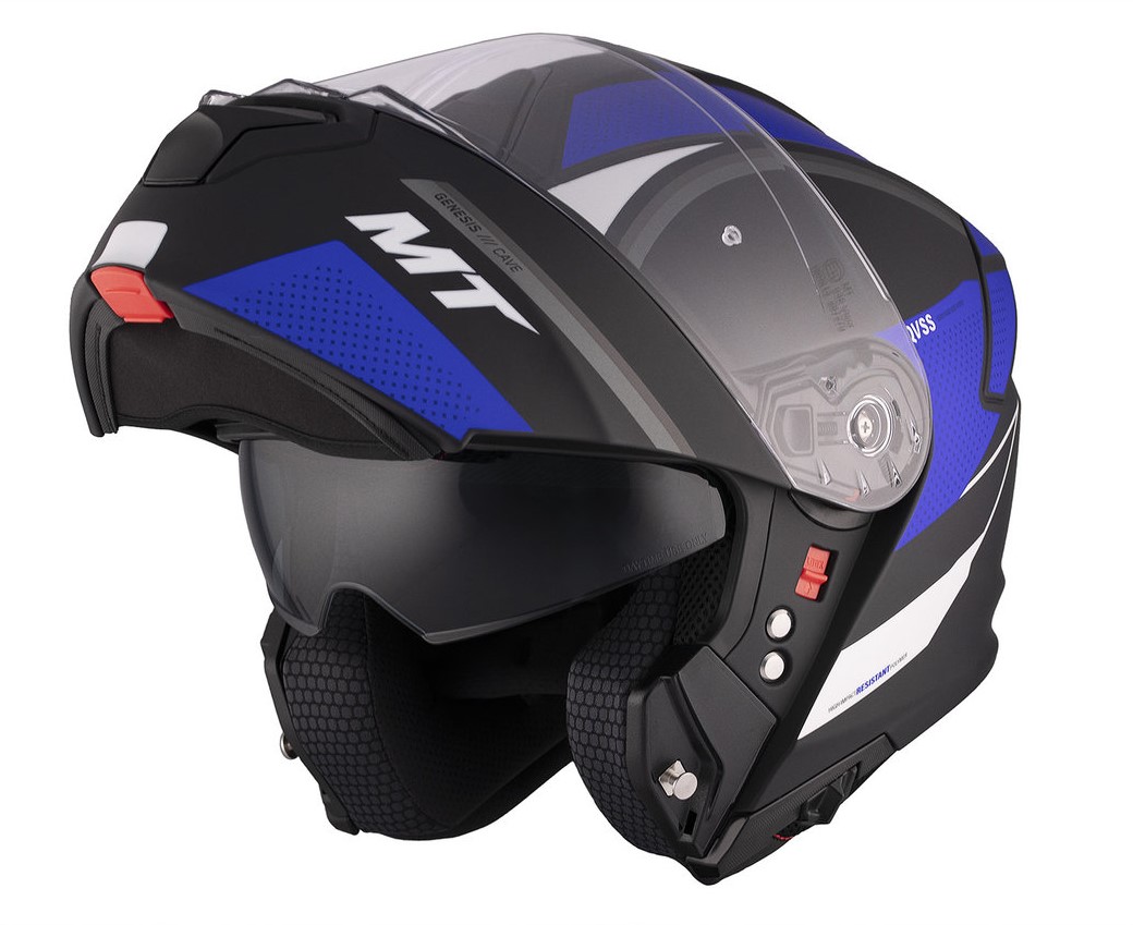 MT CASCO MODULAR GENESIS SV CAVE A7 AZUL MATE