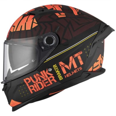 CASCO MT BRAKE SV PUNK RIDER B5 NARANJA MATE