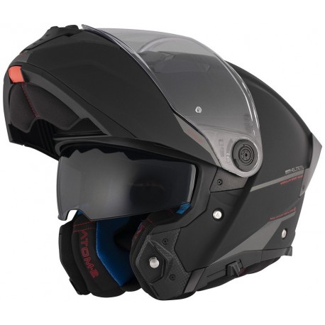CASCO ATOM 2 SV SOLID A1 NEGRO MATE 
