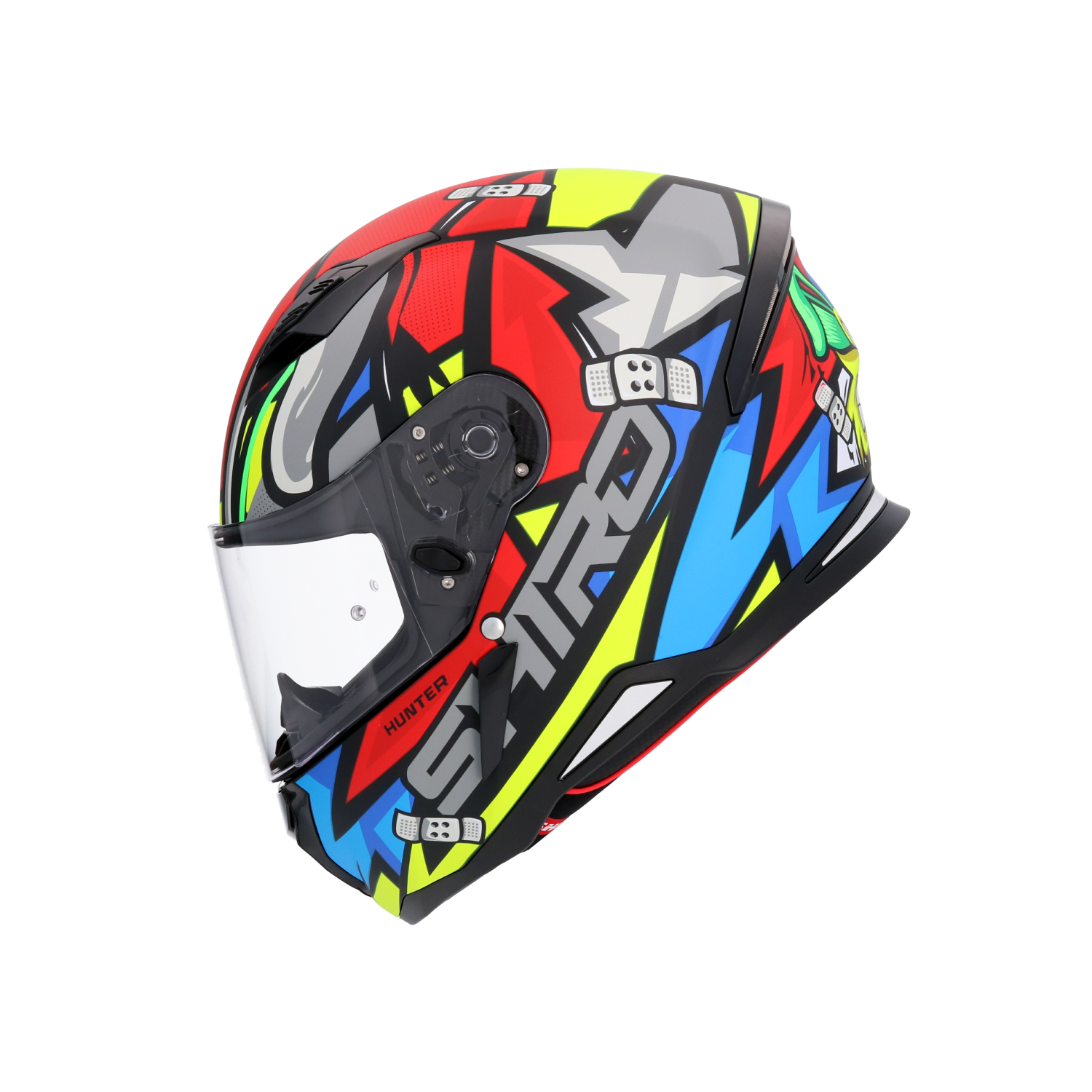 SHIRO CASCO HUNTER RACCON ROJO VENTA ON LINE 