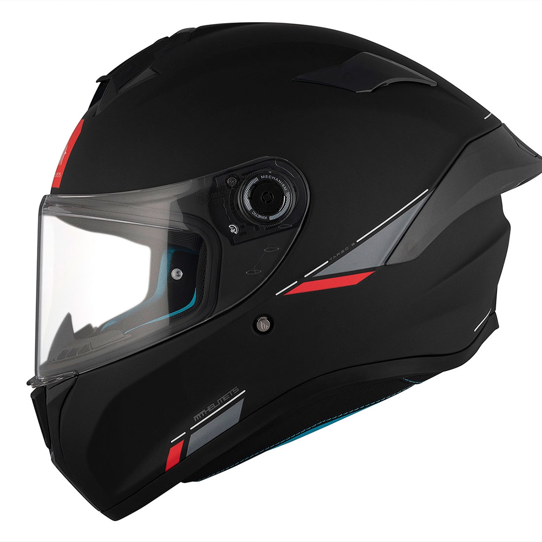 CASCO INTEGRAL TARGO S A1 NEGRO MATE (XS)