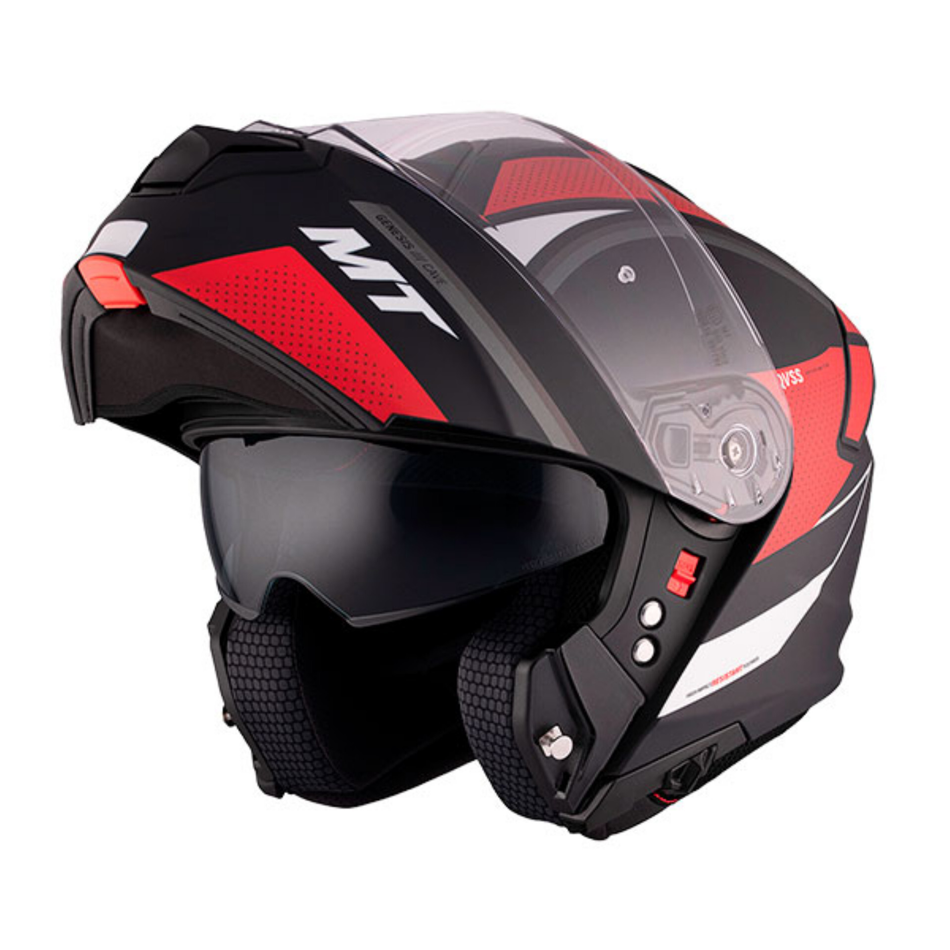 MT CASCO MODULAR GENESIS SV CAVE A5 ROJO