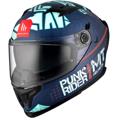 CASCO MT BRAKER SV PUNK RIDER C7 AZUL BRILLO (XS)