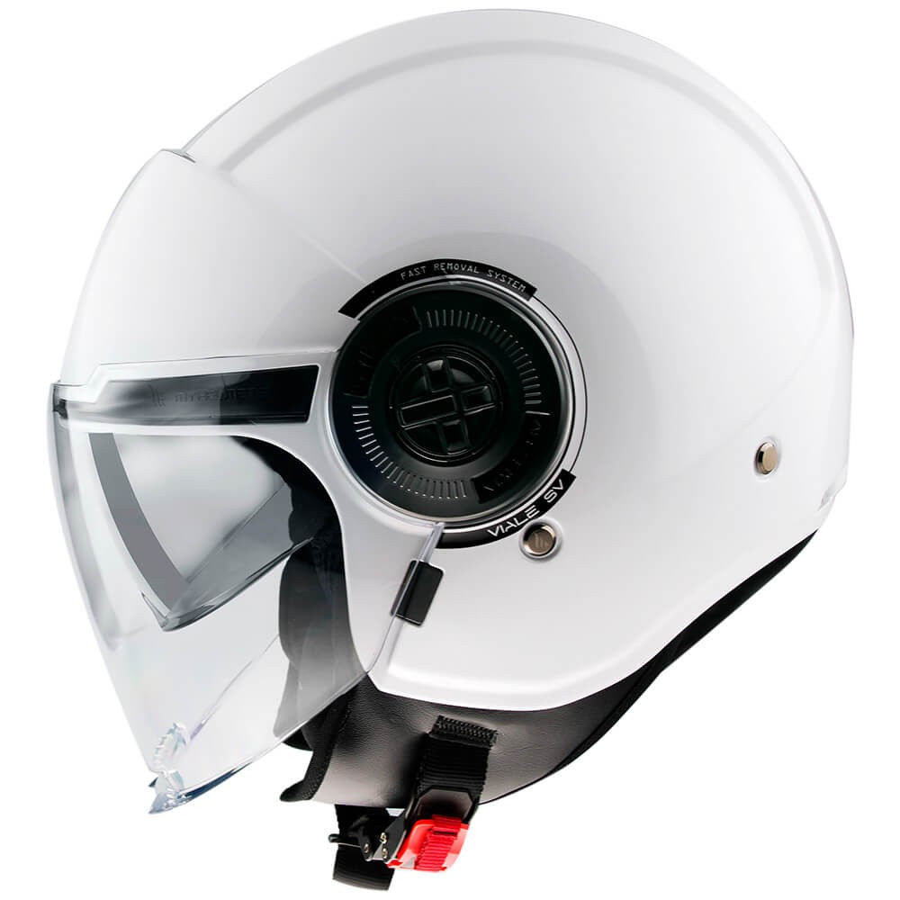 MT CASCO JET VIALE SV S   BLANCO A0 BRILLO