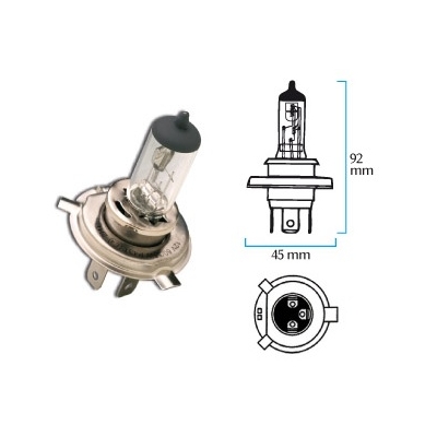 AMOLUX LAM.FARO H4 12/60/55 P43T