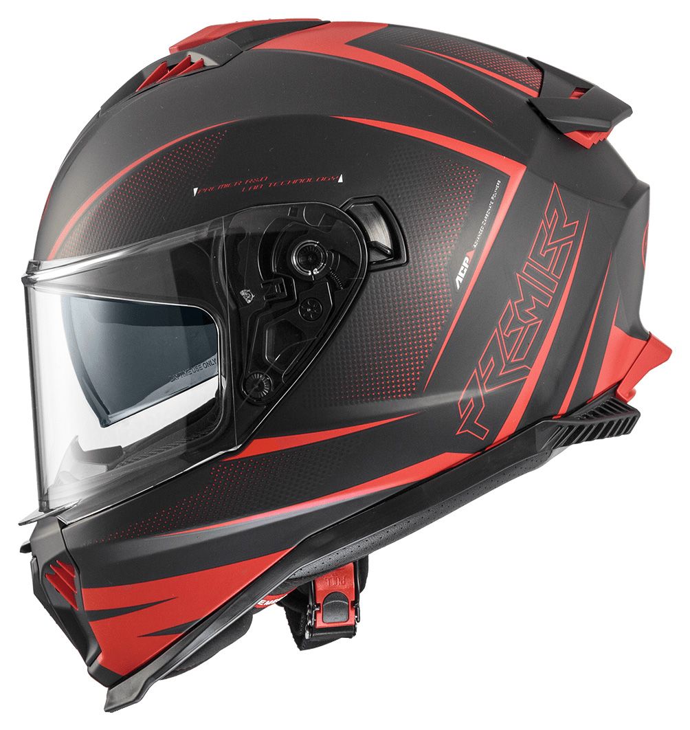 CASCO PREMIER TYPHOON FR 92 BM ROJO (S)