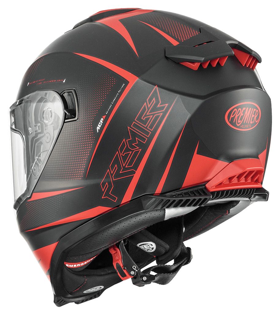CASCO PREMIER TYPHOON FR 92 BM ROJO (S)