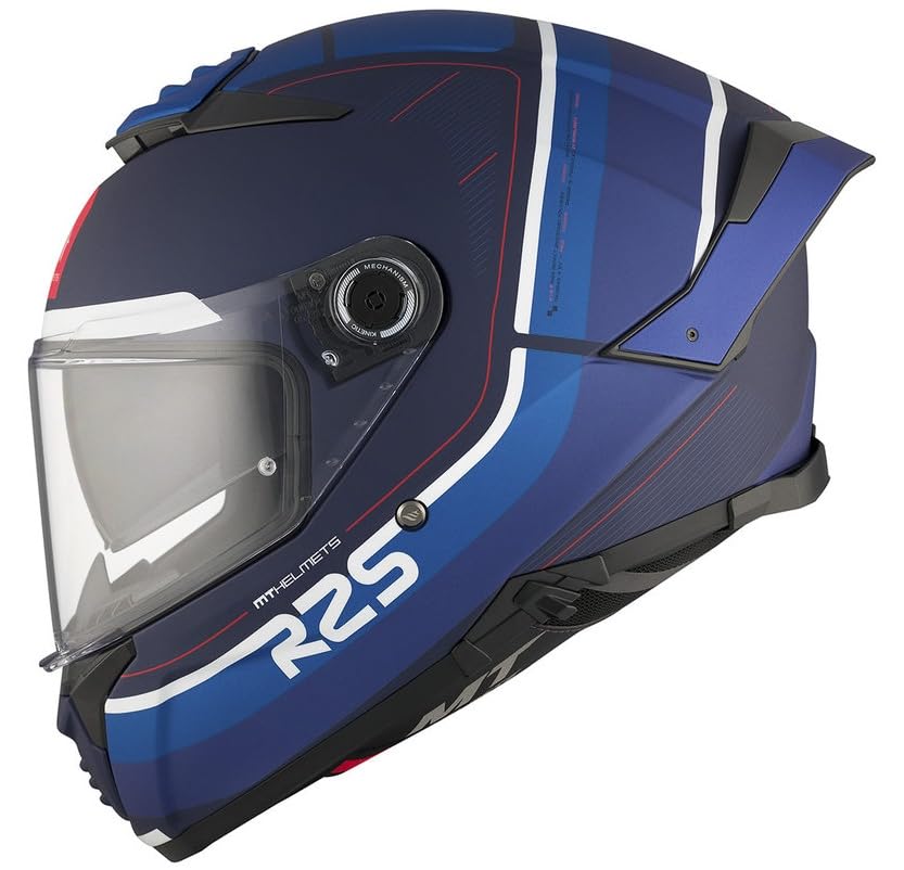 CASCO MT THUNDER 4 SV R25 C7 AZUL MATE (M)