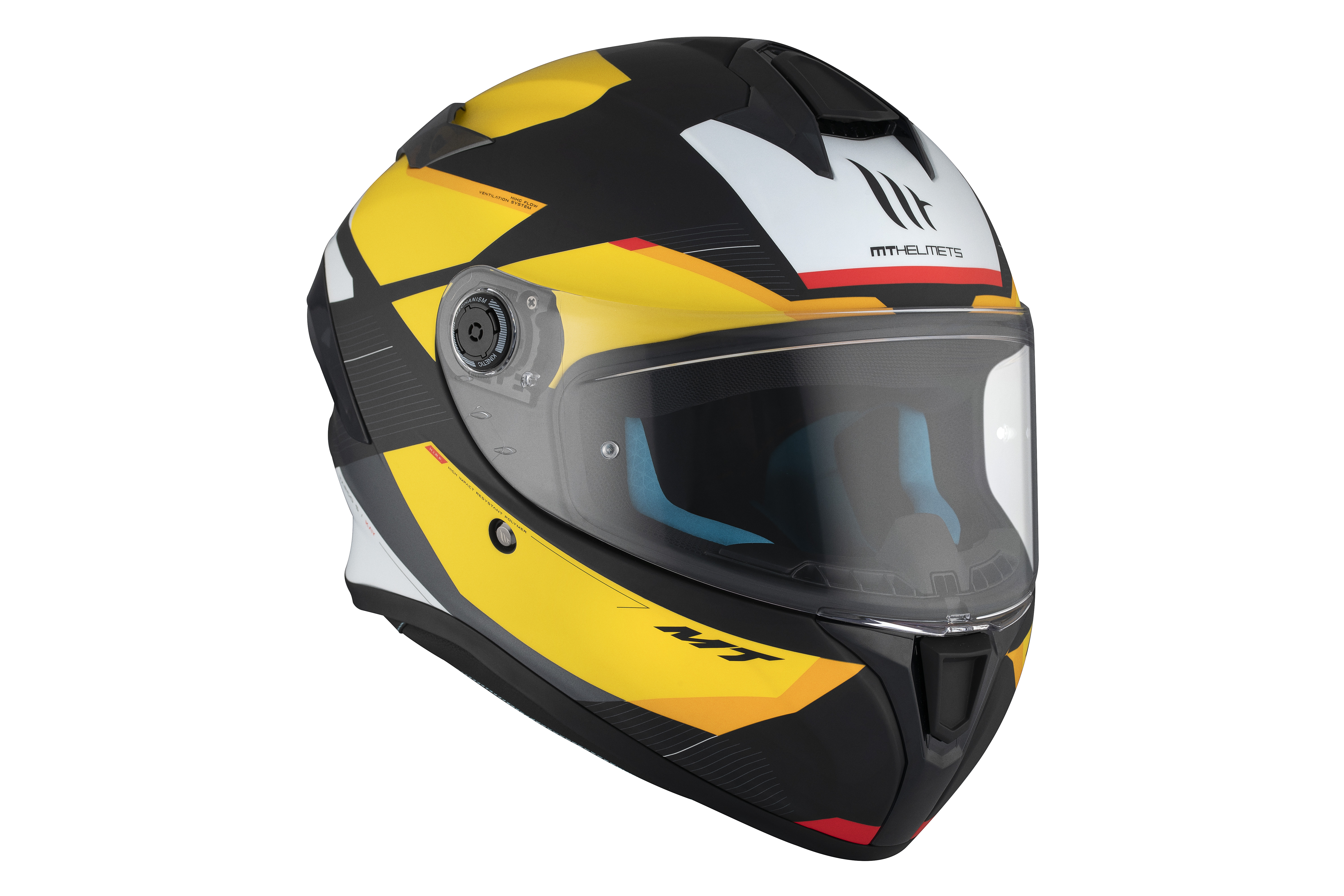 CASCO INTEGRAL TARGO S KAY B3 MATE AMARILLO (XS)