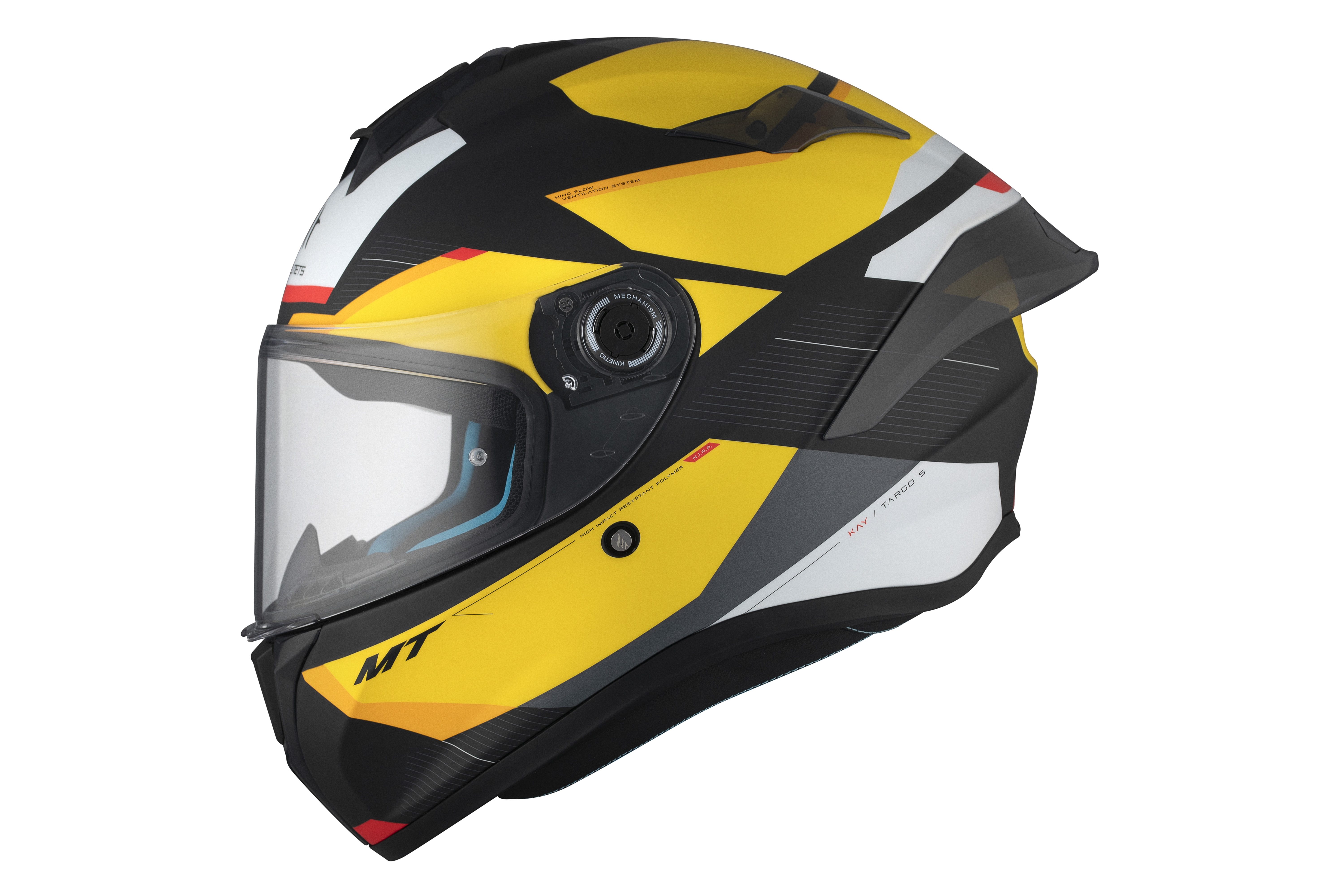 CASCO INTEGRAL TARGO S KAY B3 MATE AMARILLO (XS)