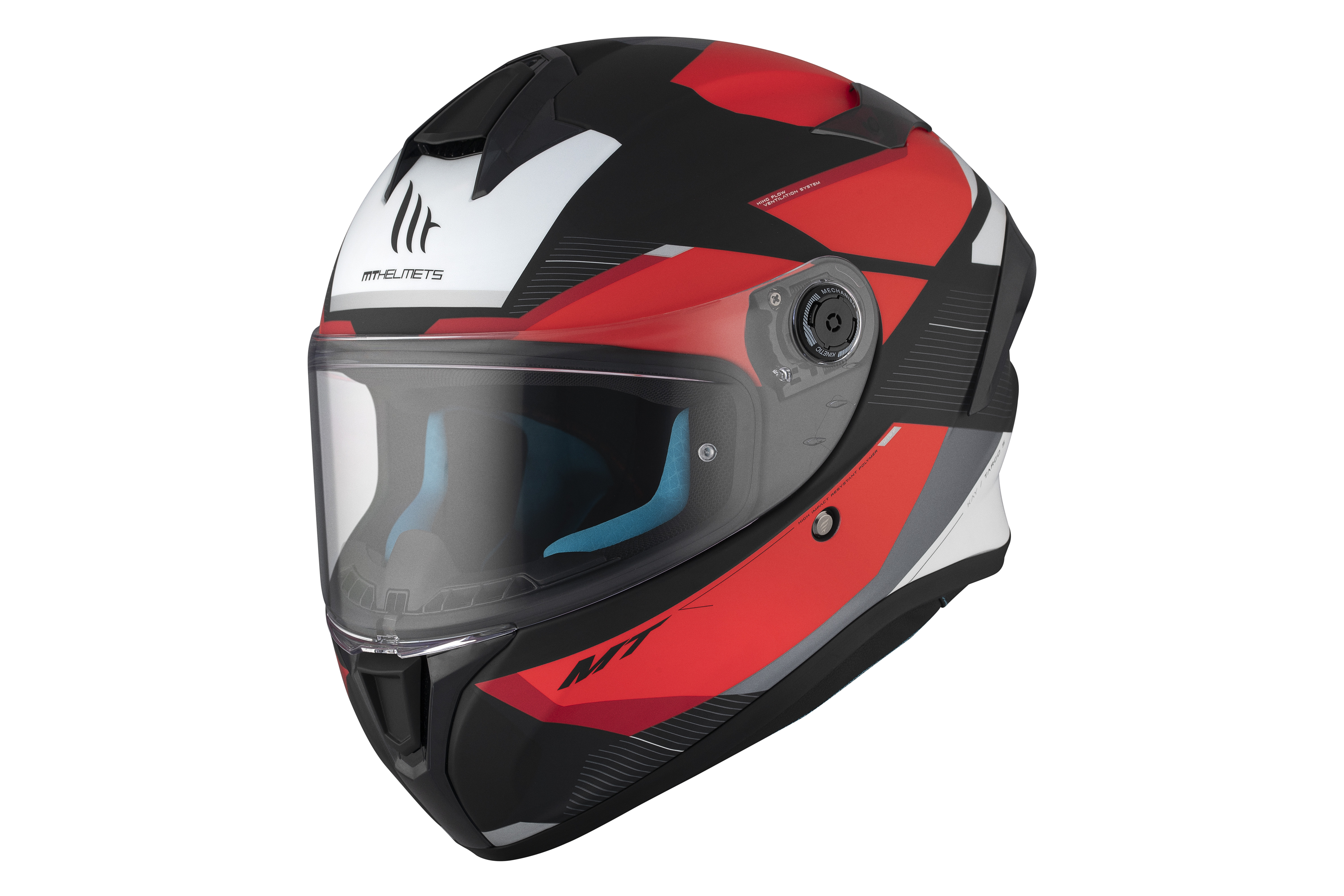 CASCO INTEGRAL MT TARGO S KAY B5 ROJO MATE (XS)