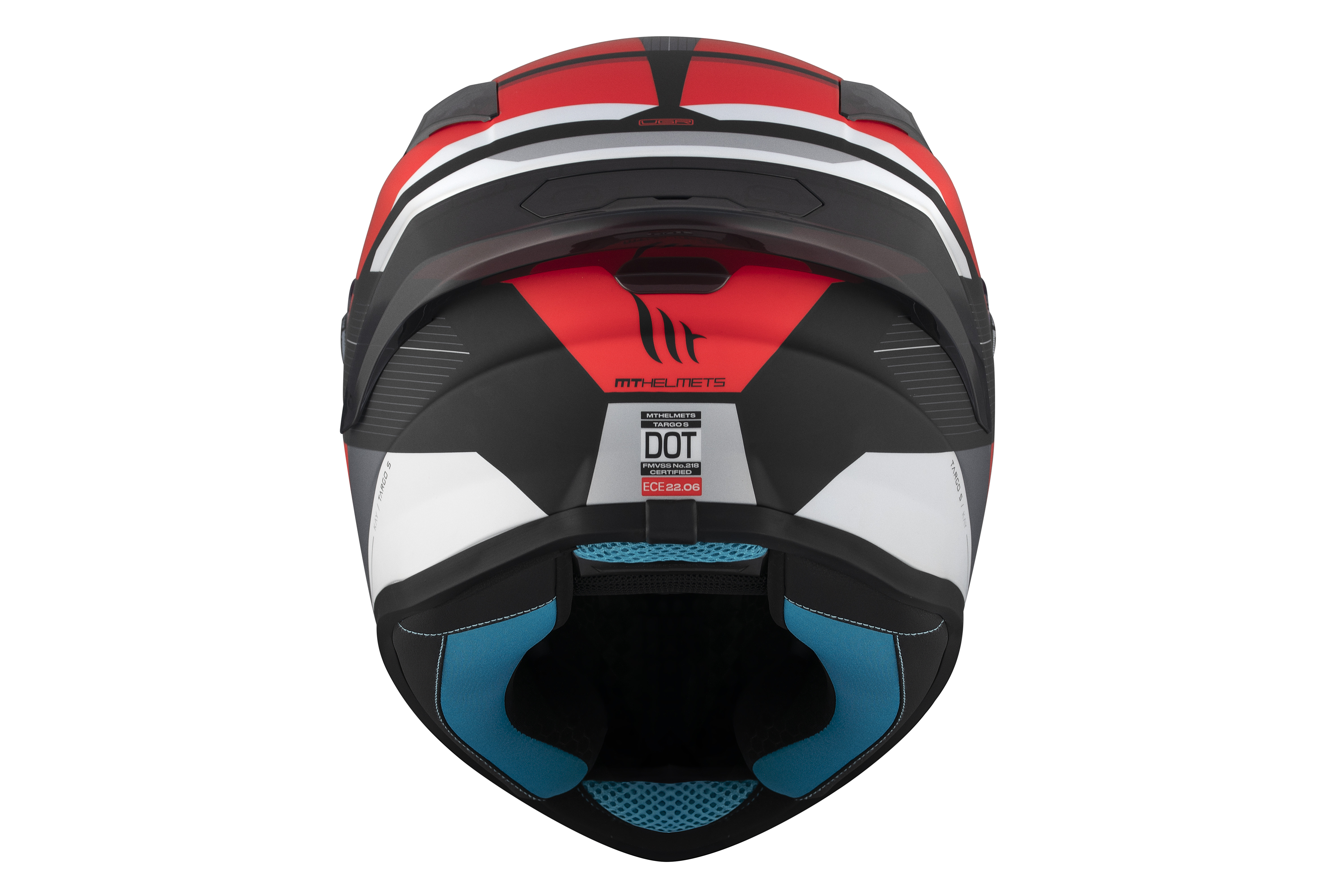 CASCO INTEGRAL MT TARGO S KAY B5 ROJO MATE (XS)
