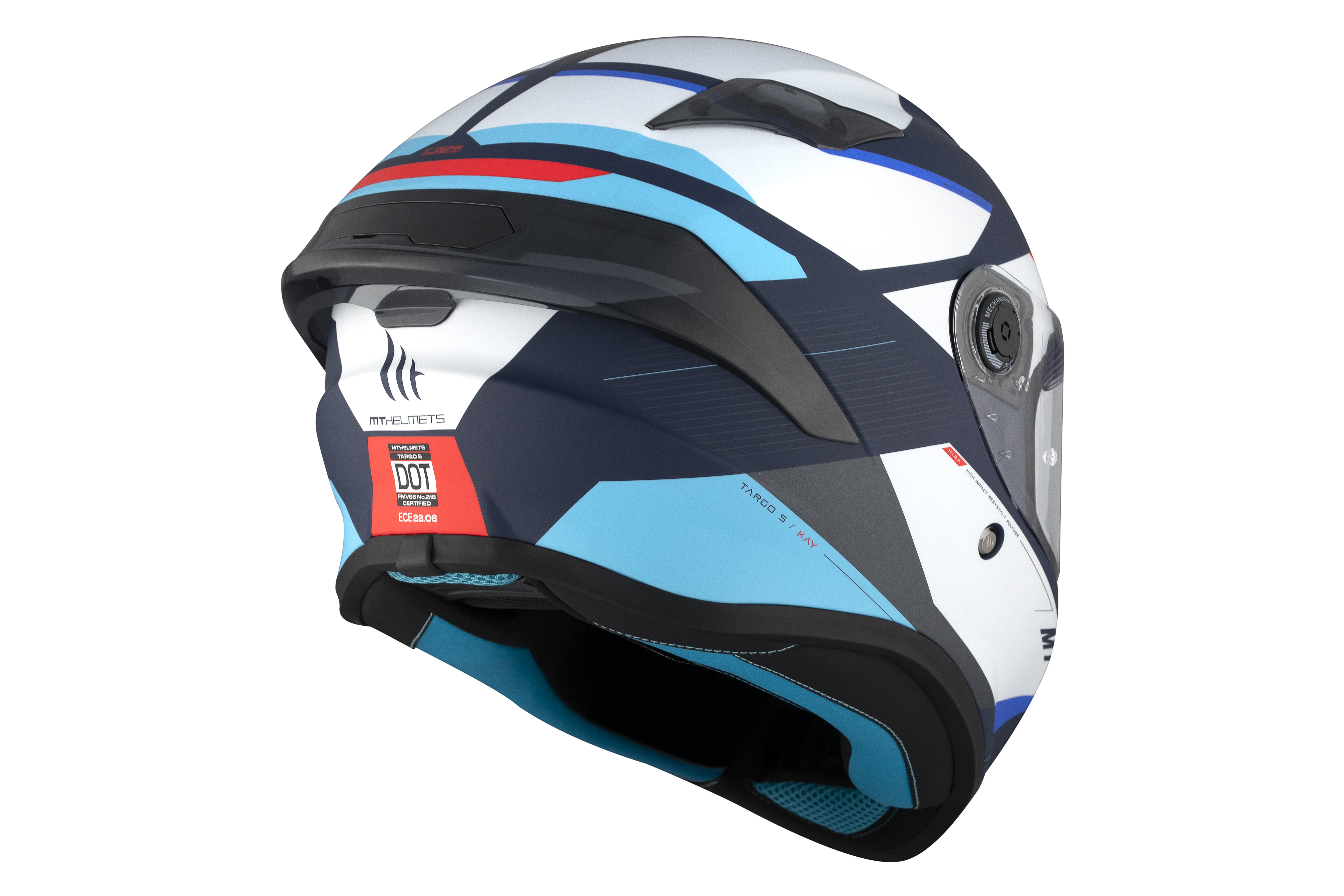 CASCO INTEGRAL TARGO S KAY C7  AZUL MATE (XS)