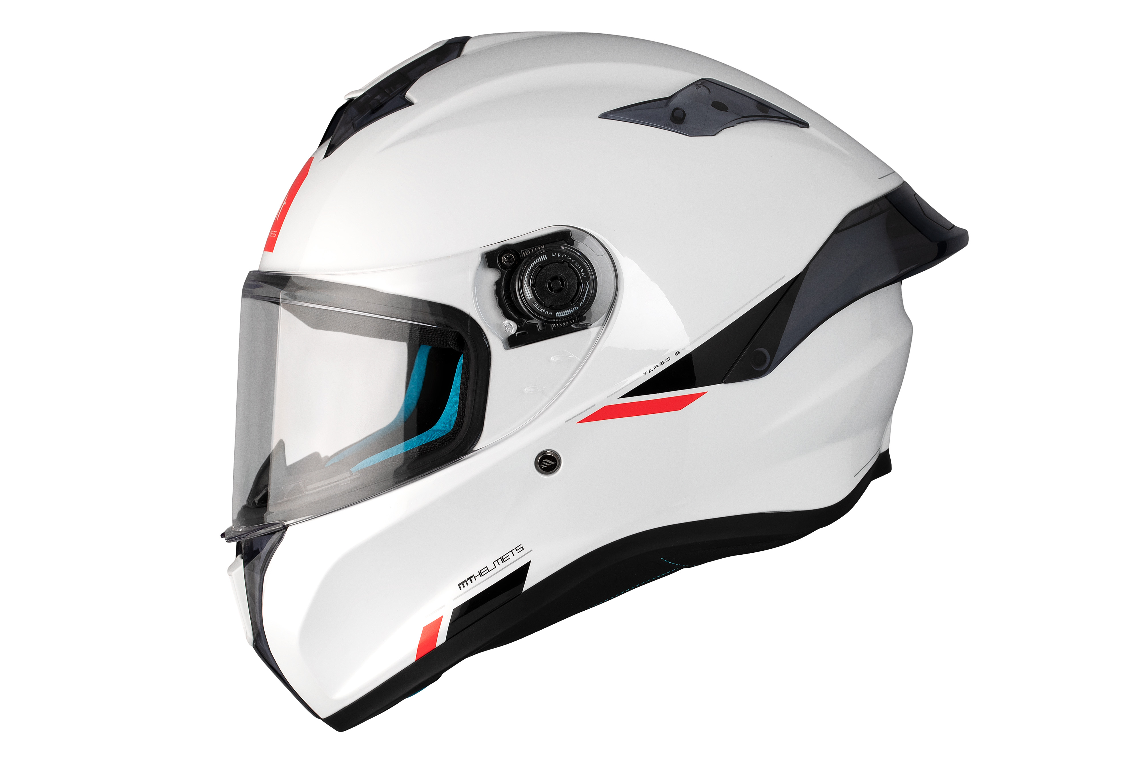 CASCO INTEGRAL MT TARGO S A0 BLANCO PERLA BRILLO (XS)