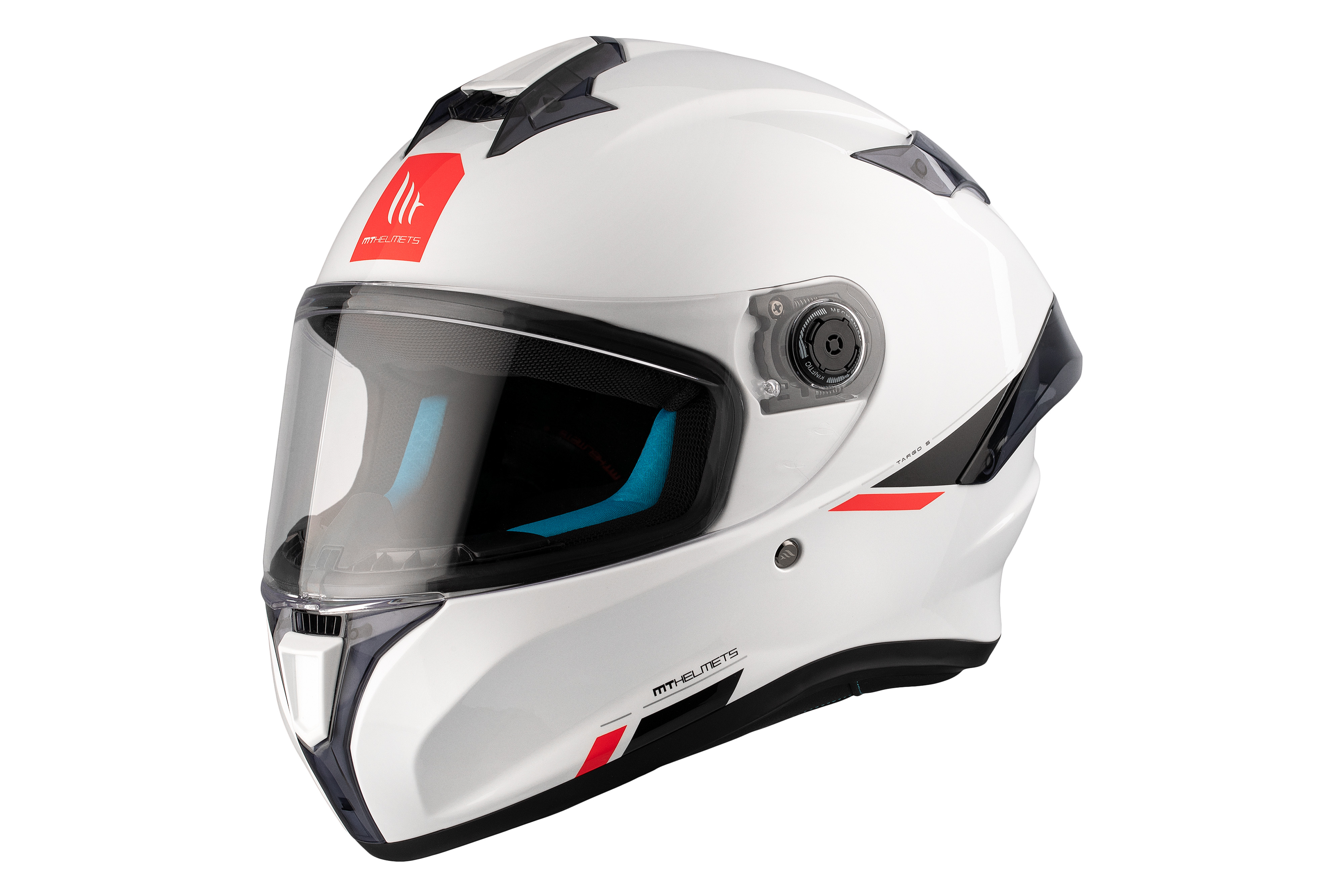 CASCO INTEGRAL MT TARGO S A0 BLANCO PERLA BRILLO (XS)