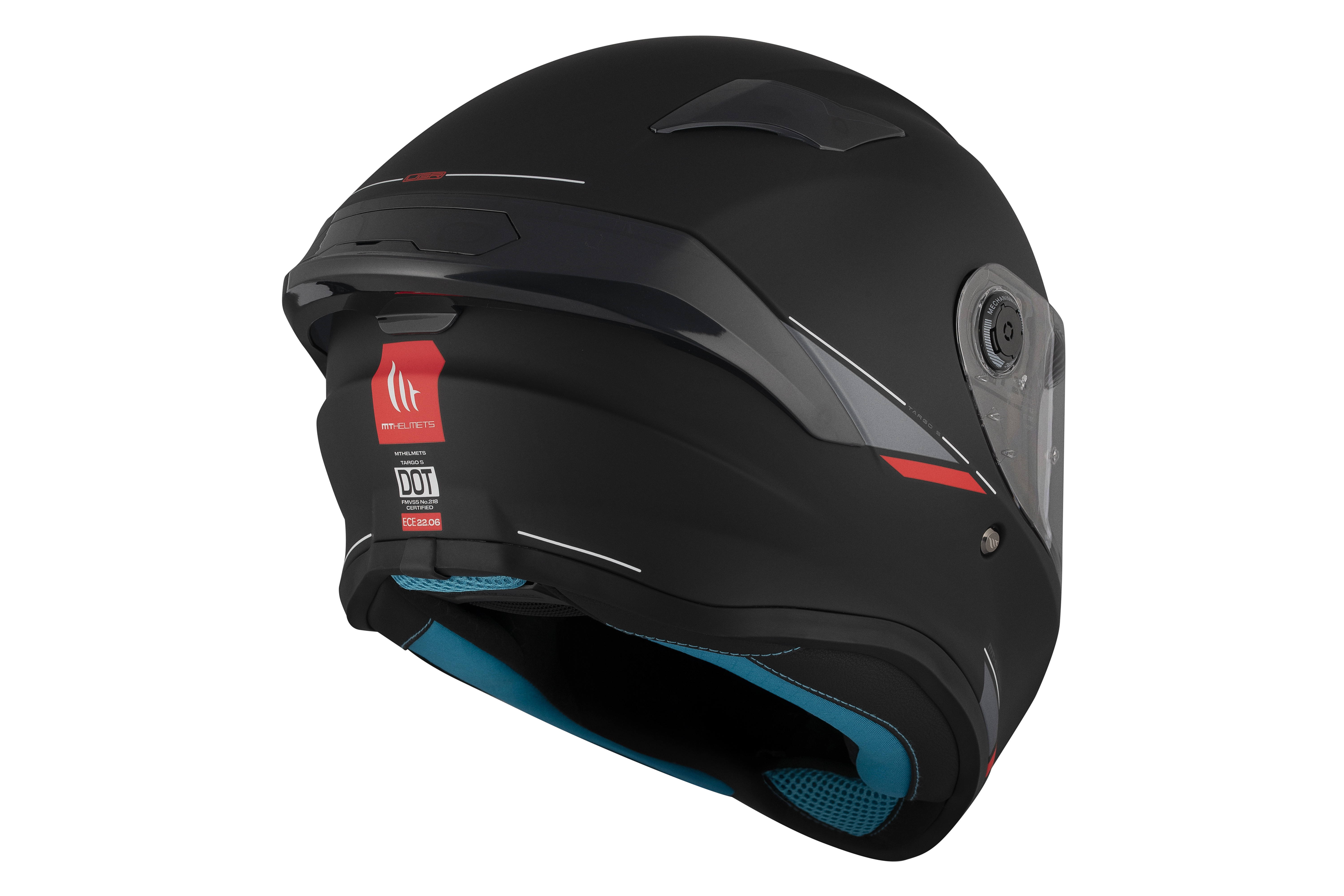 CASCO INTEGRAL TARGO S A1 NEGRO MATE (XS)