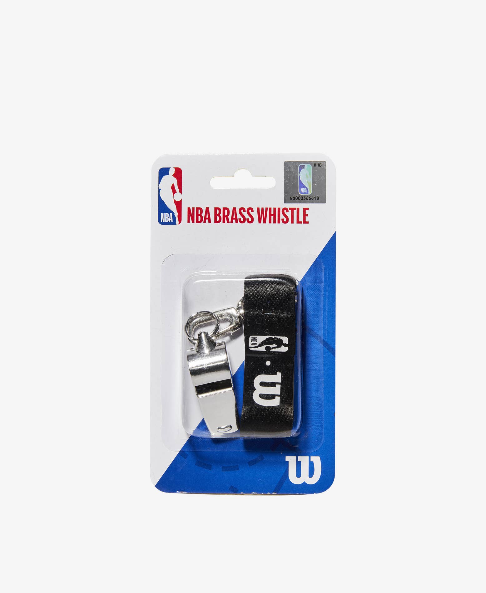 SILBATO DE LATON CON CORDON NBA DE WILSON