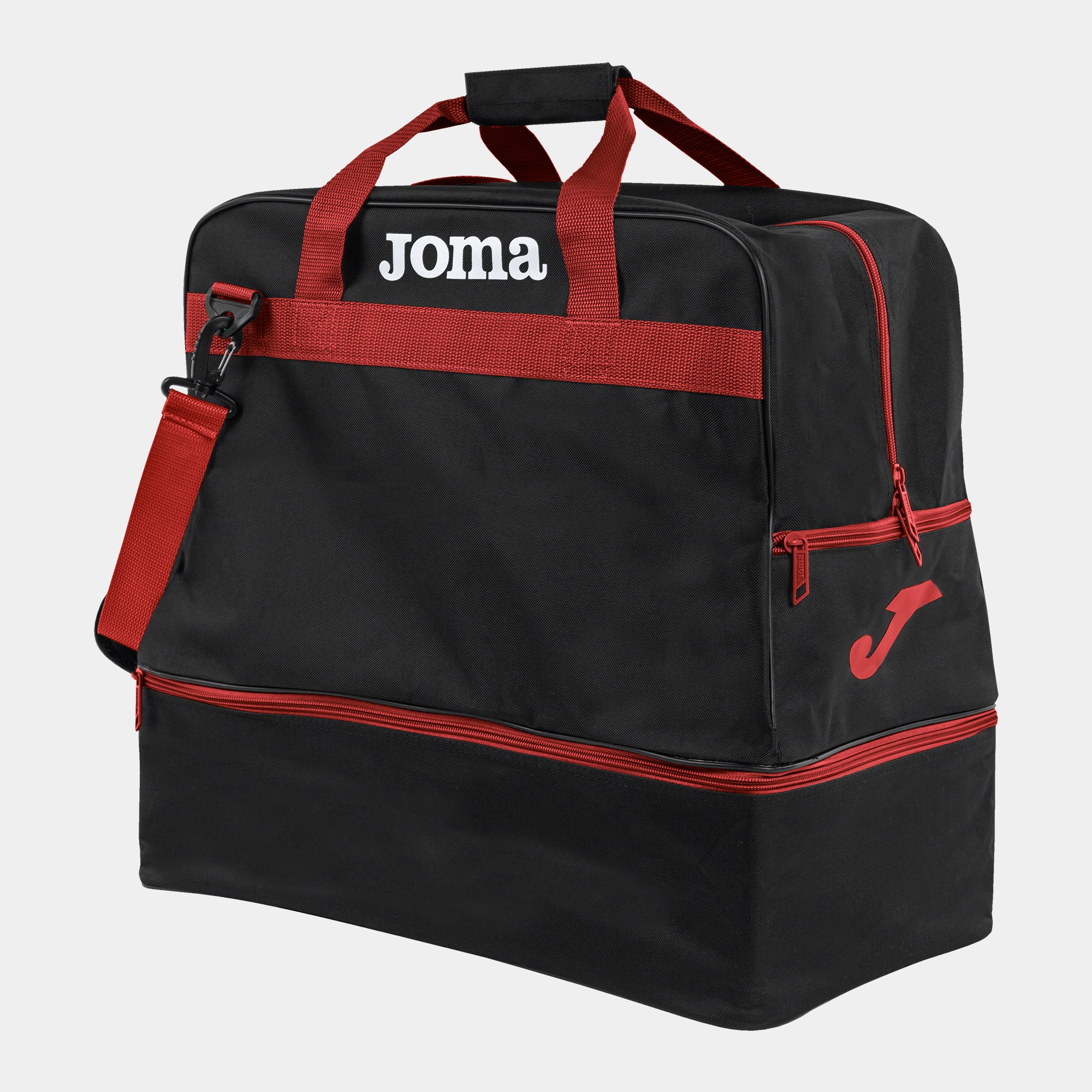 BOLSA DE DEPORTE JOMA GRANDE TRAINING III NEGRO ROJO