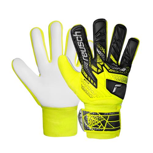 GUANTE PORTERO REUSCH ATTRAKT STARTER SOLID JR AMARILLO (6)