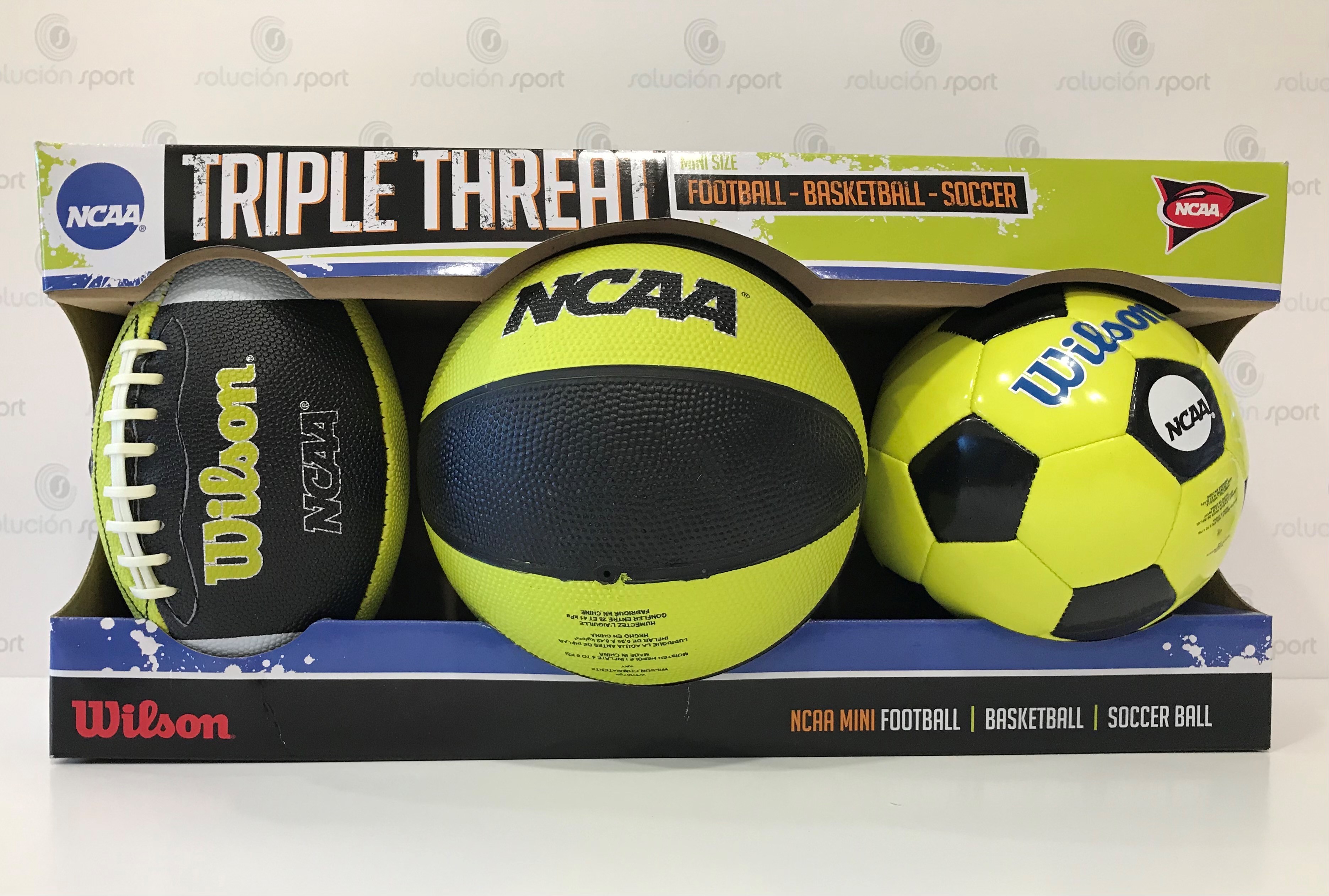 SET 3 PELOTAS WILSON MULTIDEPORTE