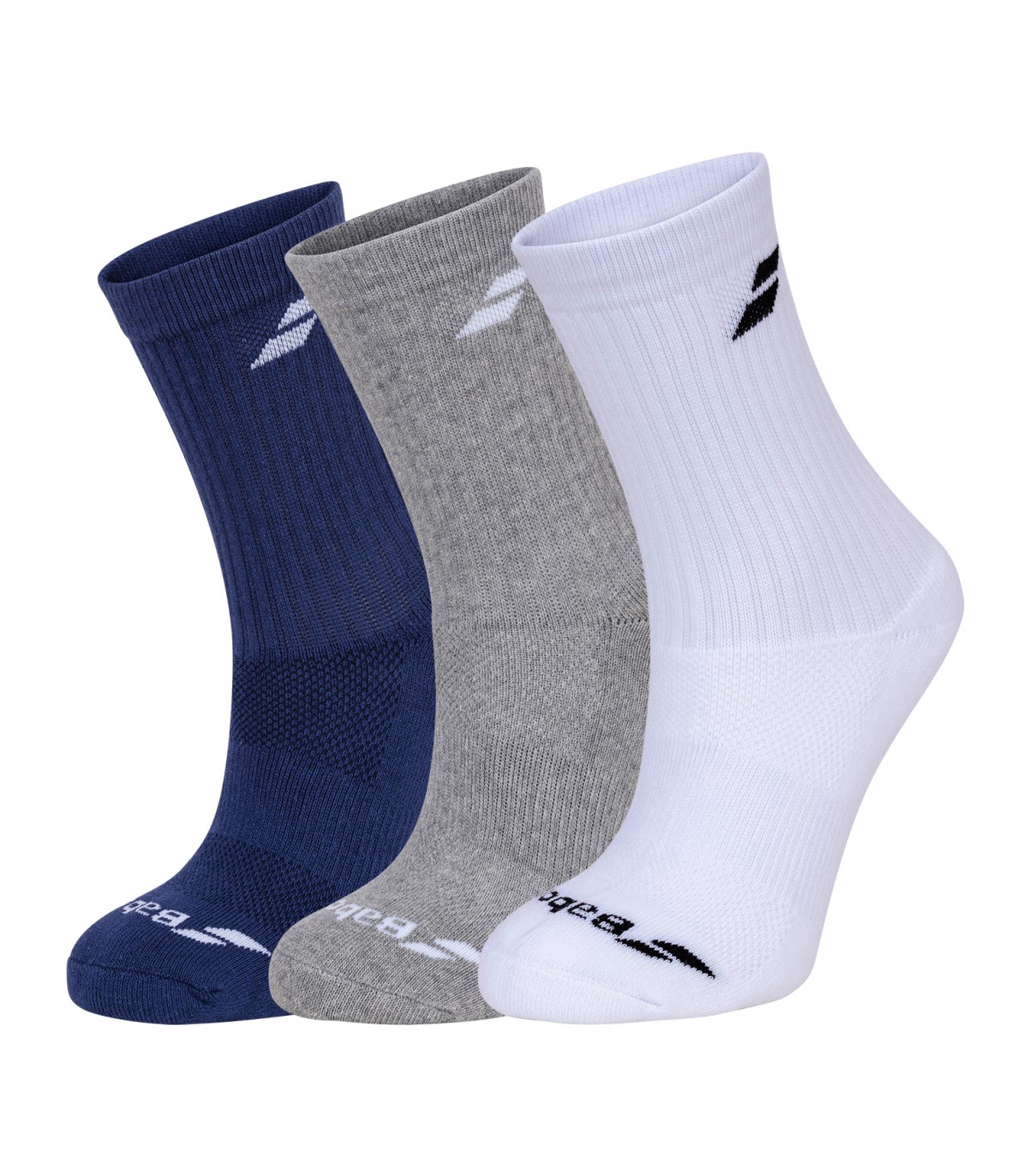PACK. 3 CALCETINES BABOLAT ALTO MULTICOLOR