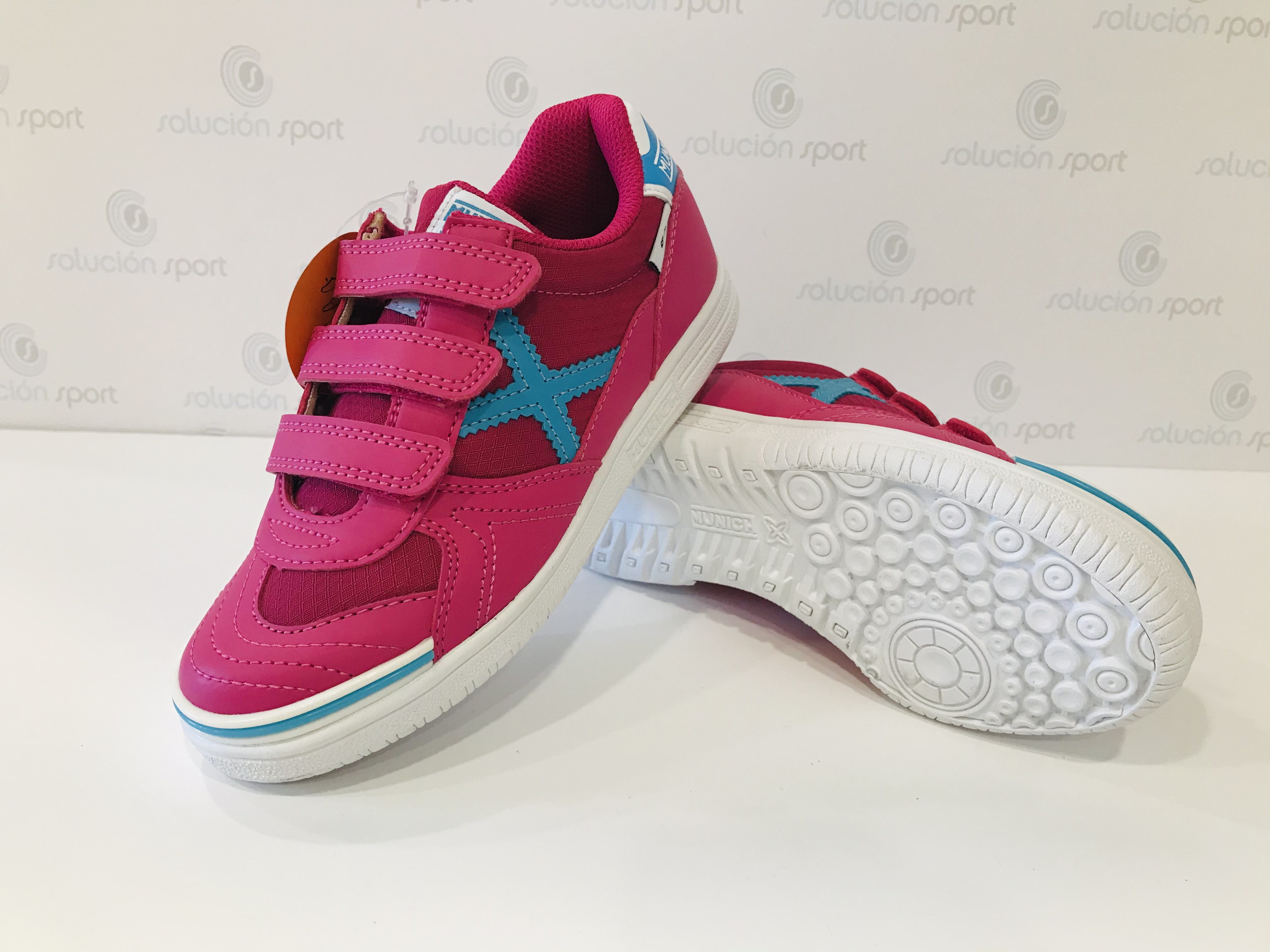 ZAPATILLA FUTBOL SALA MUNICH G3 KID VELCRO (32)